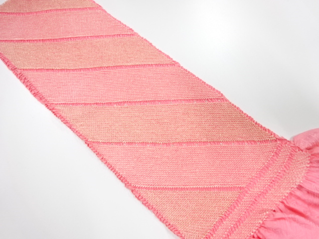 正絹　振袖用　絞り　帯揚げ